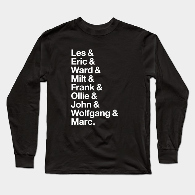 Nine Old Men Long Sleeve T-Shirt by Heyday Threads